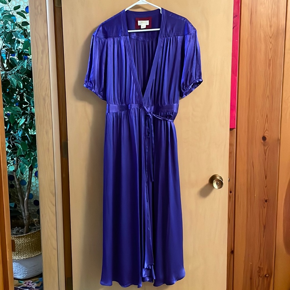 Maeve Purple Midi Dress